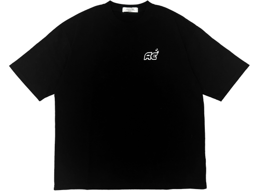 T-SHIRT BLACK- WITH LOGO